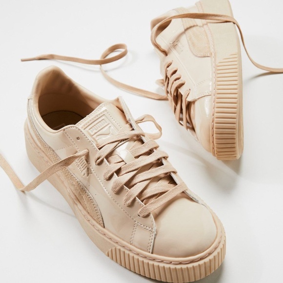 puma basket platform frappe